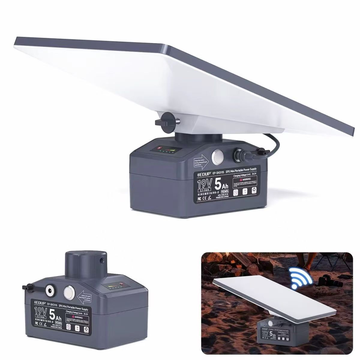 For starlink mini all-in-one portable built-in battery powered base.