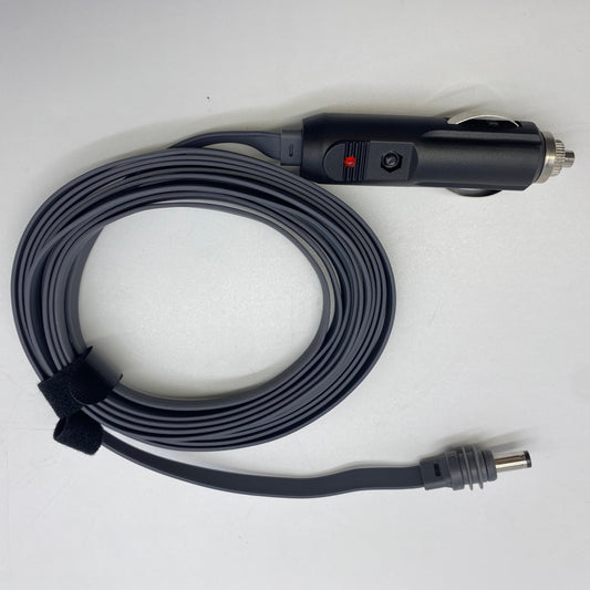 IP68 Waterproof M008-2 Power Cable for Starlink Mini, 18AWG Car Cigarette Lighter to DC Wire | 1.35mm Ultra-Thin Flat Wire