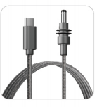 USB-C to DC power cable with Nylon Weaving