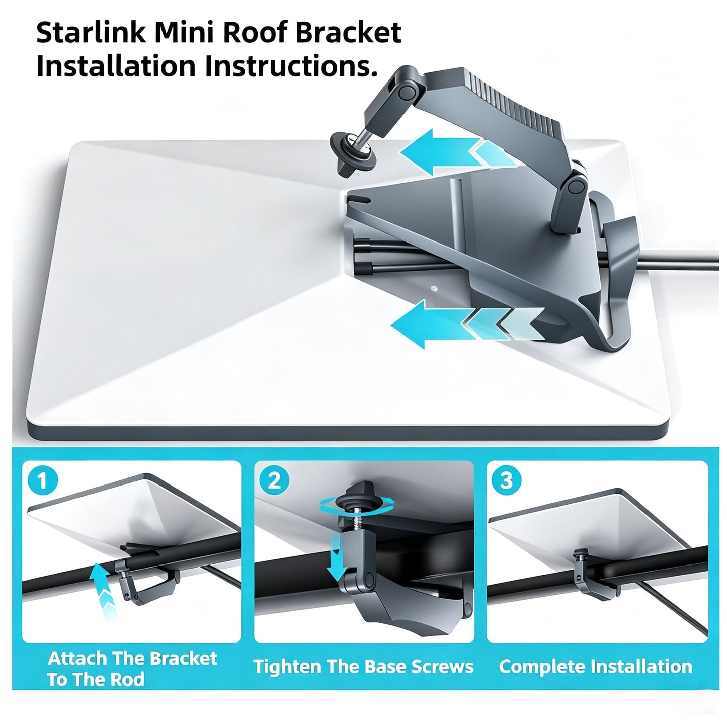 For starlink mini car roof mount M016