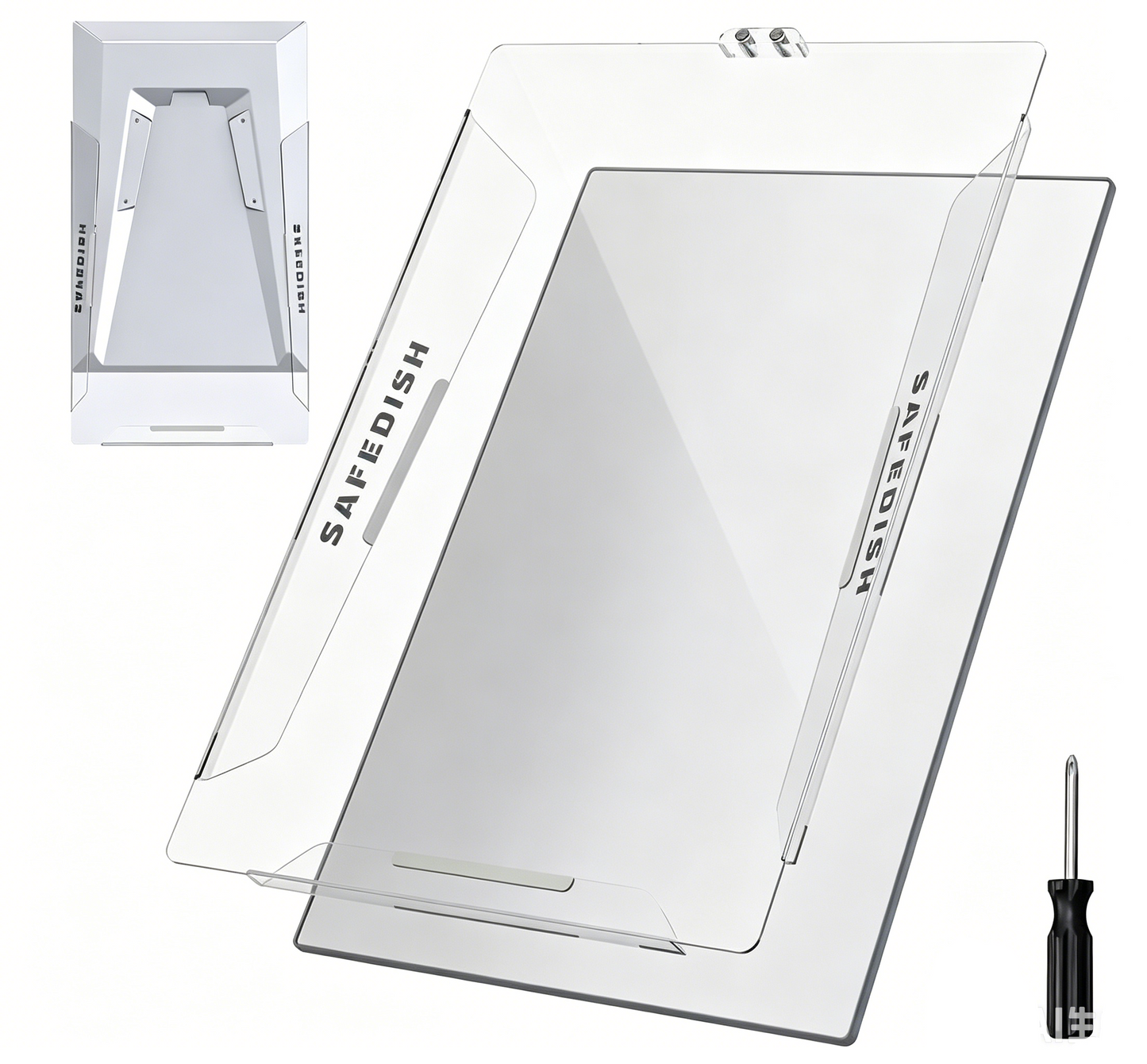 For starlink mini SAFEDISH Transparent Acrylic Protective Cover
