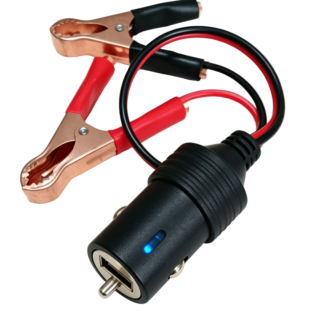 Directly taking power from the battery pile head: a pair of crocodile clips solve the "last meter" of outdoor electricity consumption