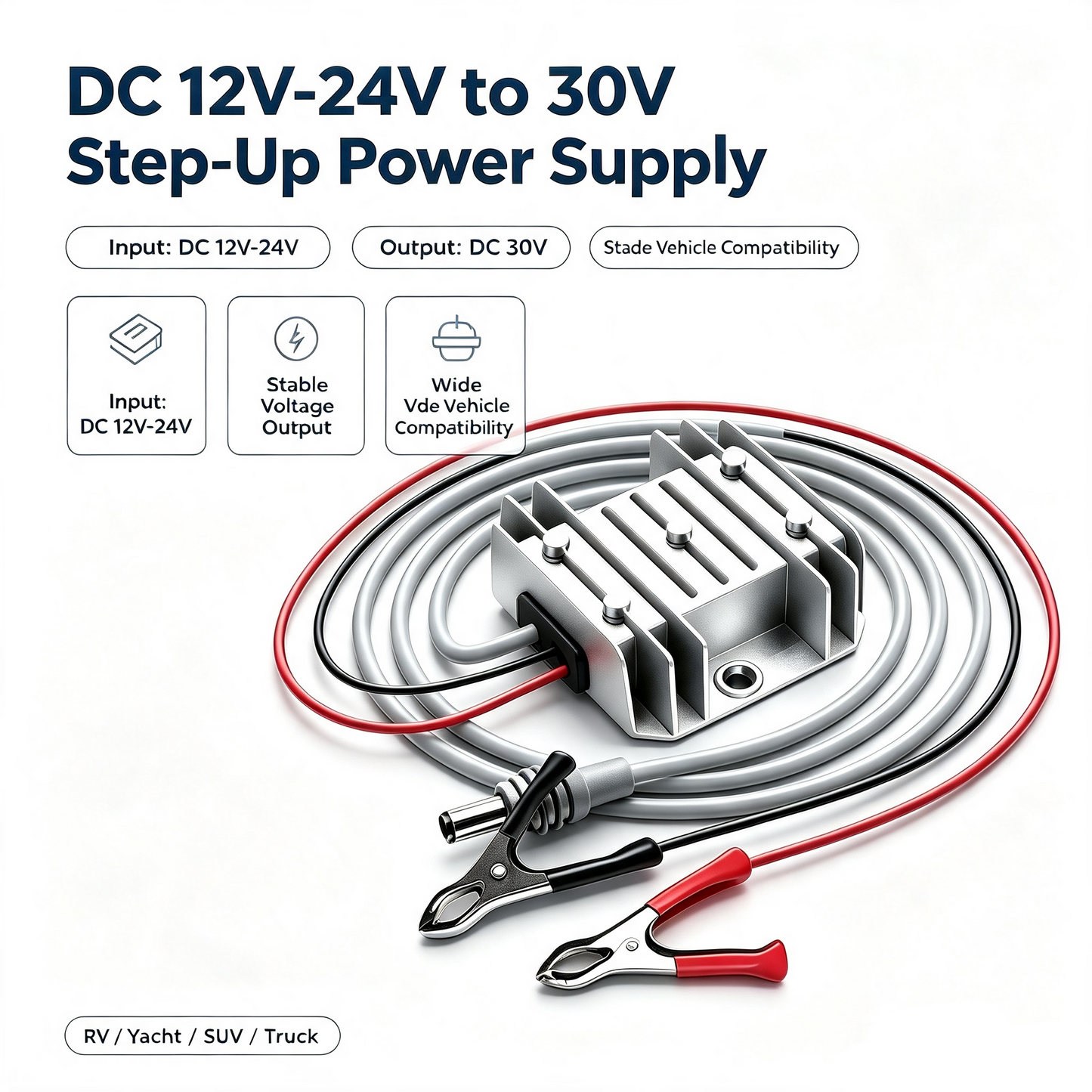 DC-DC Step-up Module with DC Power Cord