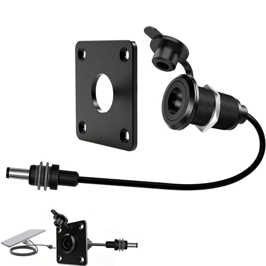 Waterproof DC Pass Through Bulkhead Connector Kit IP65 Aluminum Plate for Starlink Mini RV Boat Camper Van Off-Grid Solar M104