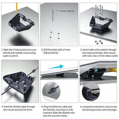 Gen3 V3 dish mount plate accessories M046