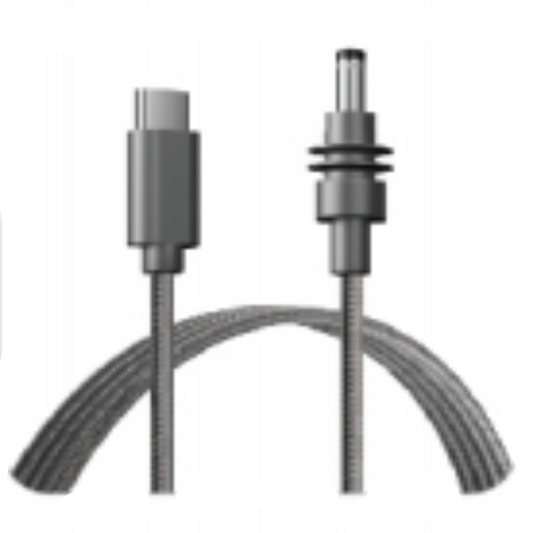 USB-C to DC power cable with Nylon Weaving
