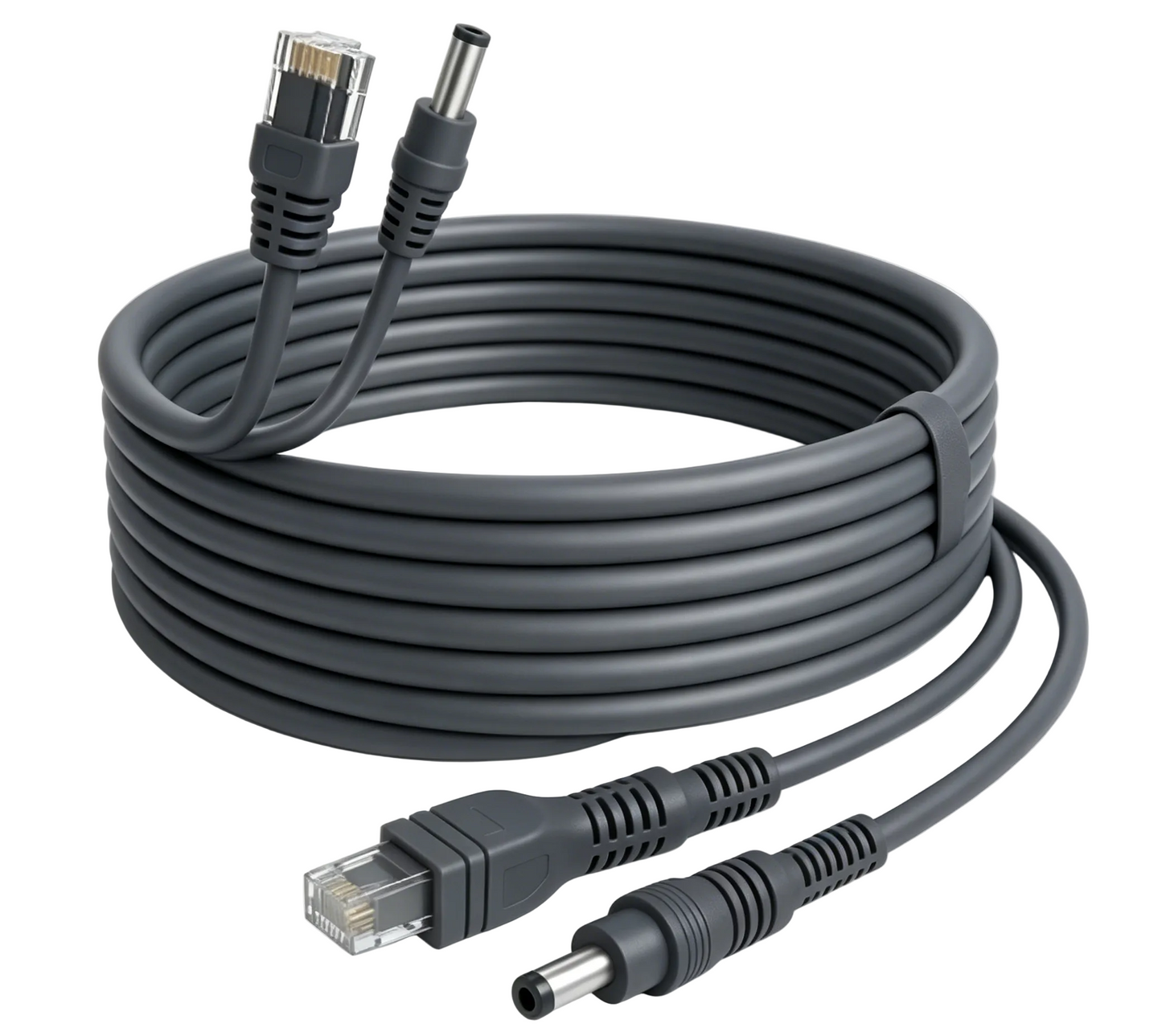 For starlink mini two in one Ethernet cable+DC power supply composite extension cable