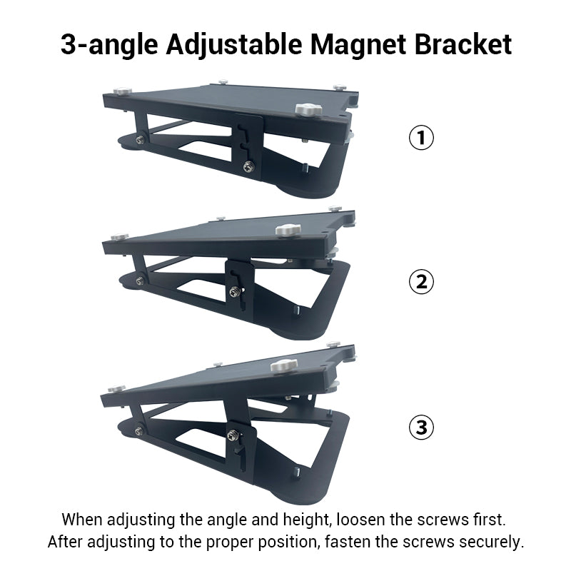 For Starlink Mini 3-Angle Adjustable Bracket M098-Adopting Stainless Steel, Equipped With Four Magnet Suction Cups