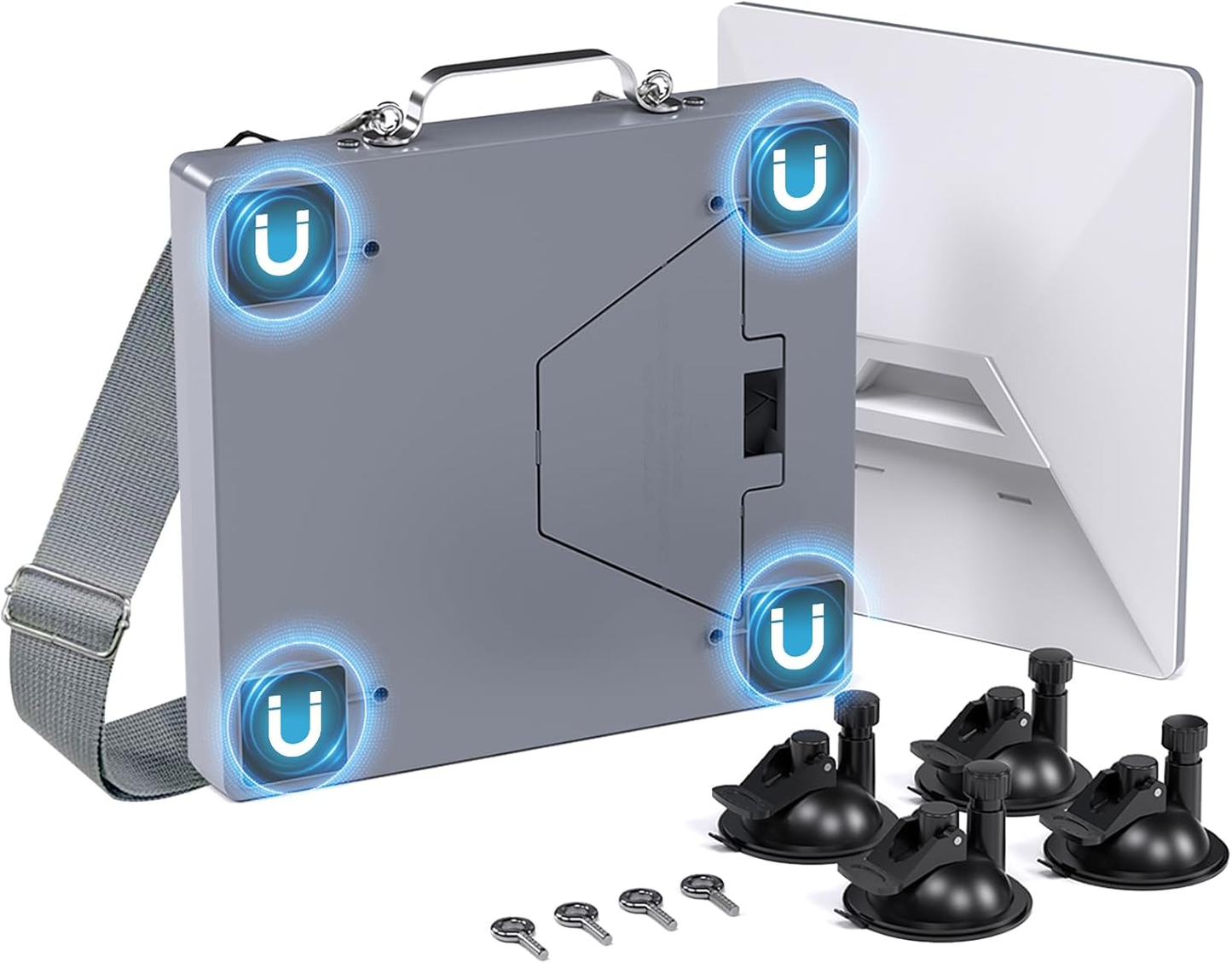 Magnetic suction and suction cup mount M107