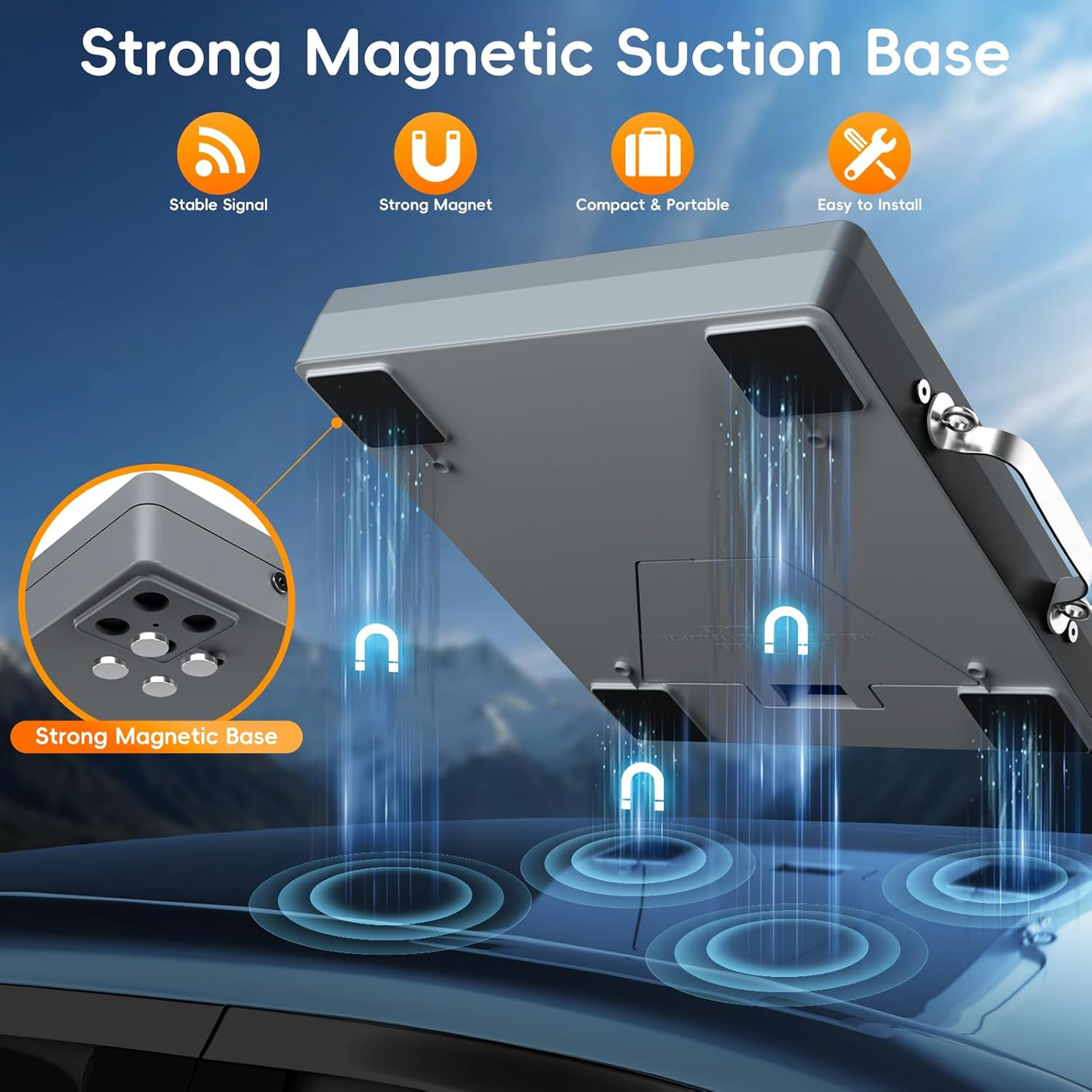 Multi-use Portable Car Storage Box M107