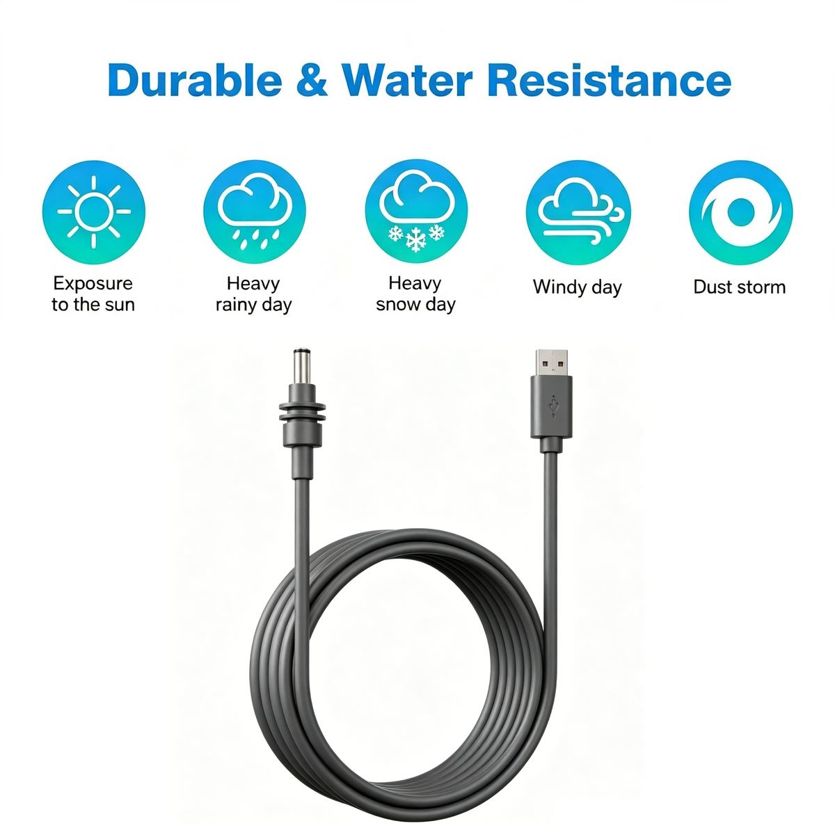 USB-C to DC power cable M001