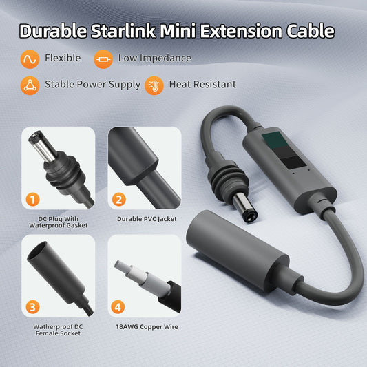 DC male-female  extension cord M093